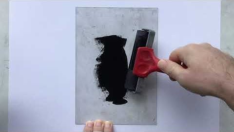 Monoprinting Timelapse