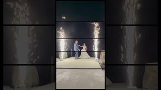 Coldspark machines under starry skies 🫶⭐️💲✨ #wedding #photography #dj #coldspark #party