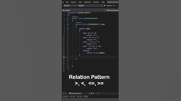 Improve code menggunakan Switch Statement yang lebih baik di c# #shorts #csharp #dotnet
