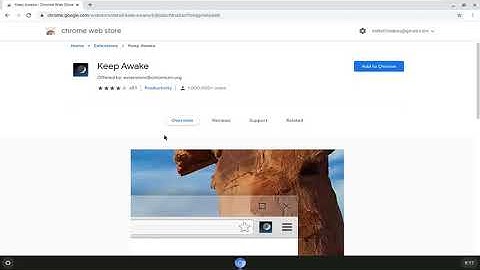 Overriding Sleep Mode on a Chromebook