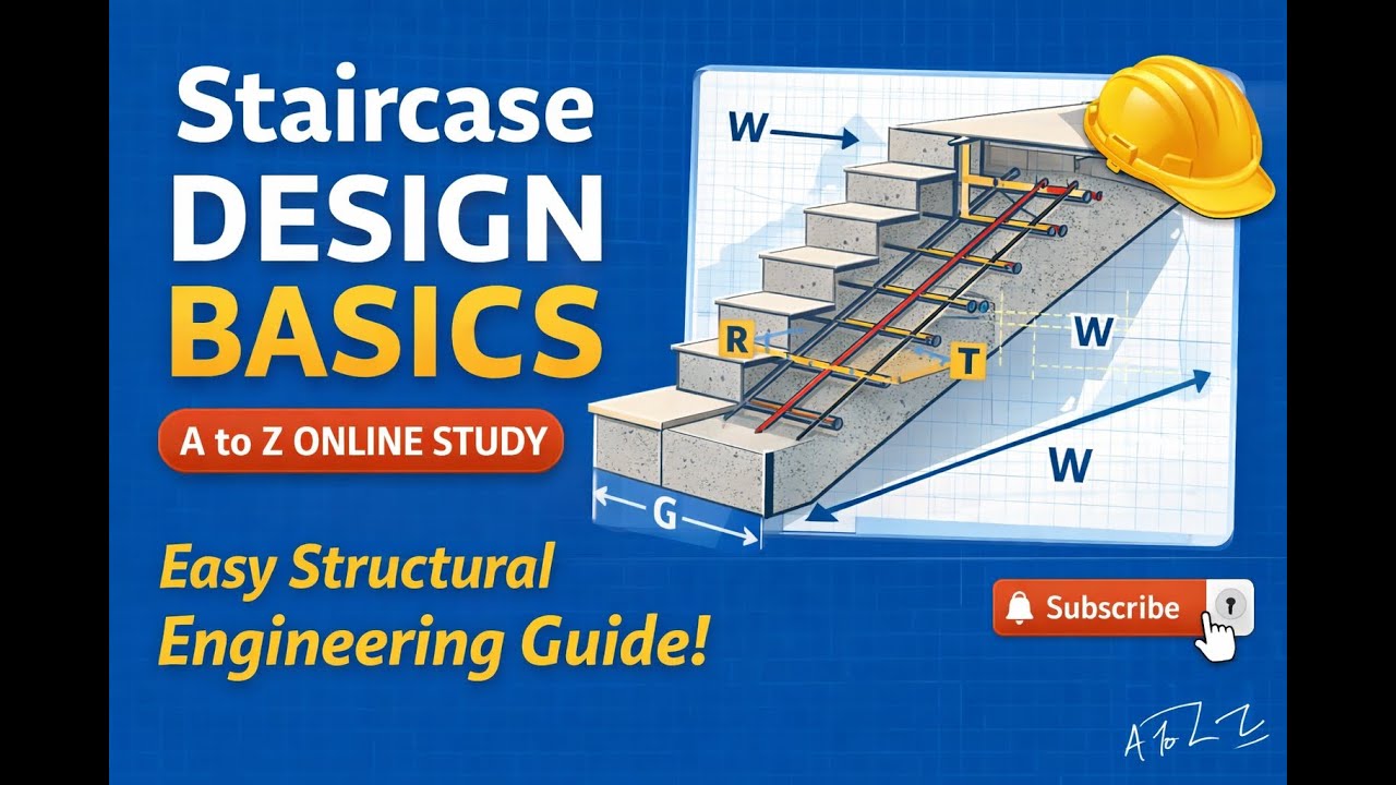Staircase design in structural engineering -part 1
