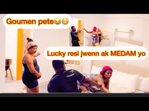 THE WOMEN WALK ON LUCKY S BLOOD THE BIG MEN WAKE HIM UP FROM HIS SLEEP