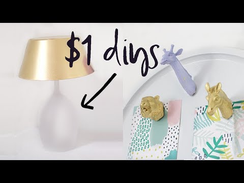 Dollar Tree DIY Room Decor | Home Decor on a Budget | 2017