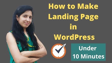 How to Make Landing Page in WordPress under 10 Minutes I Elementor Plugin