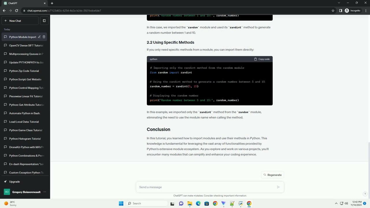 How to import module and use the methods in python