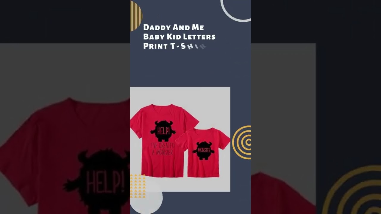 Daddy and Me Matching T-Shirts for Sale | Rioco Kidswear 