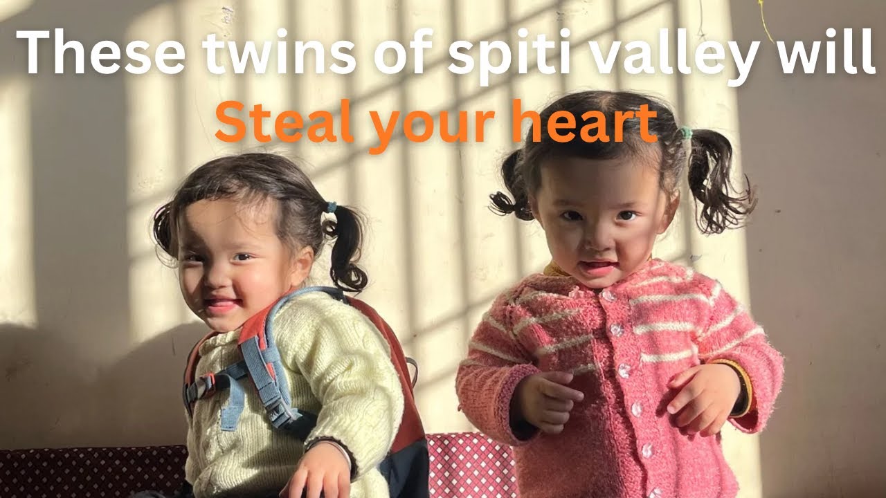 Twins of Spiti valley,Himachal || #twins #pinvalley #spitivalley #himachal #tibet 