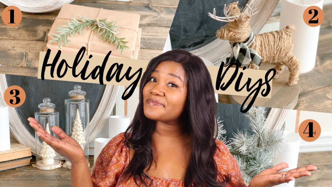 4 Holiday DIYs On A Budget! Ashleigh Lauren YouTube