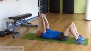 Pullover with a Crunch with a Resistance Band