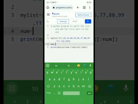python program to