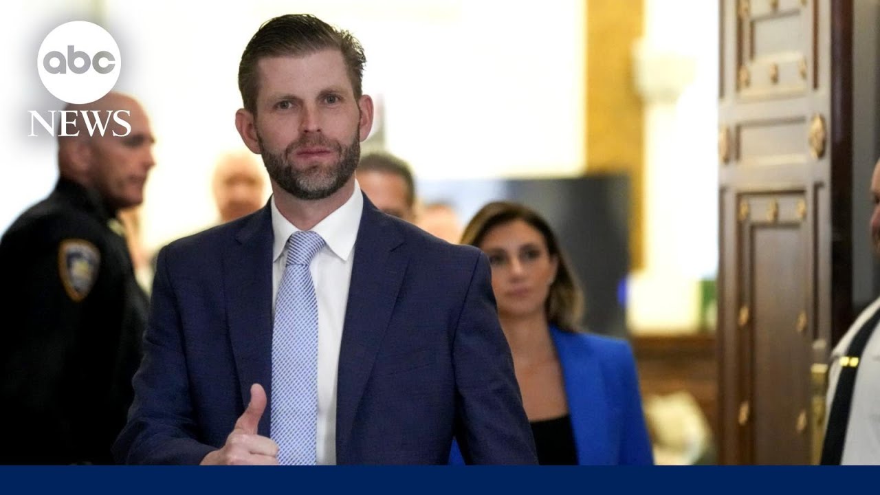 Eric Trump takes stand in Trump civil fraud trial
