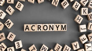 Abbreviation & Acronym -  English Vocabulary - 100+ Expansion you should know