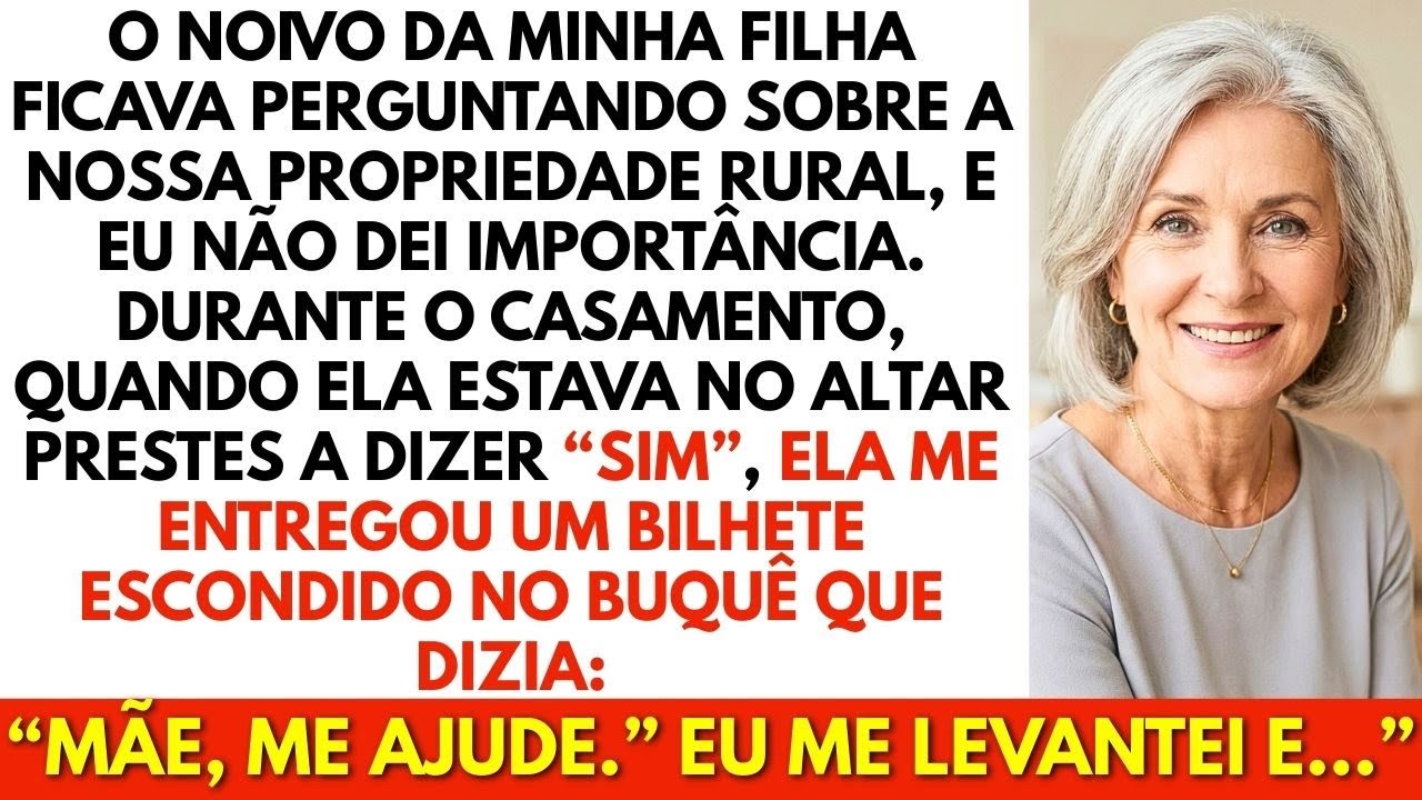 Um bilhete escondido no buquê mudou o rumo do casamento da minha filha.