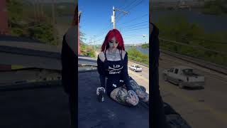As long as you put my in front of it😝  #gothgirl  #altgirl  #redhead