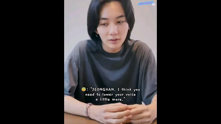 the behind story of jeonghan recording the rap part of 'Super' 😇😁 #seventeen #jeonghan