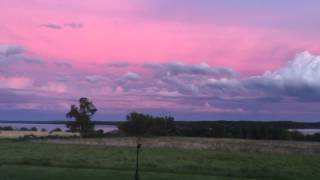 Sunset over Clinton Lake, lawrence KS