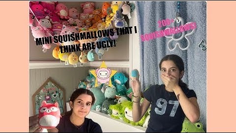 SQUISHMALLOWS THAT I THINK ARE UGLY! 😱 | MY HUGE SQUISHMALLOW COLLECTION!