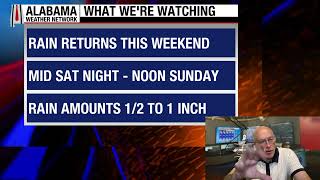 AWN Friday 10/17 Morning Statewide Forecast Update from James Spann