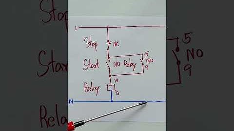 วงจรค้างสถานะการทำงานของรีเลย์