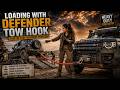 Loading a Vehicle Using the Defender’s Tow Hook 🚙 | Step-by-Step Recovery Process