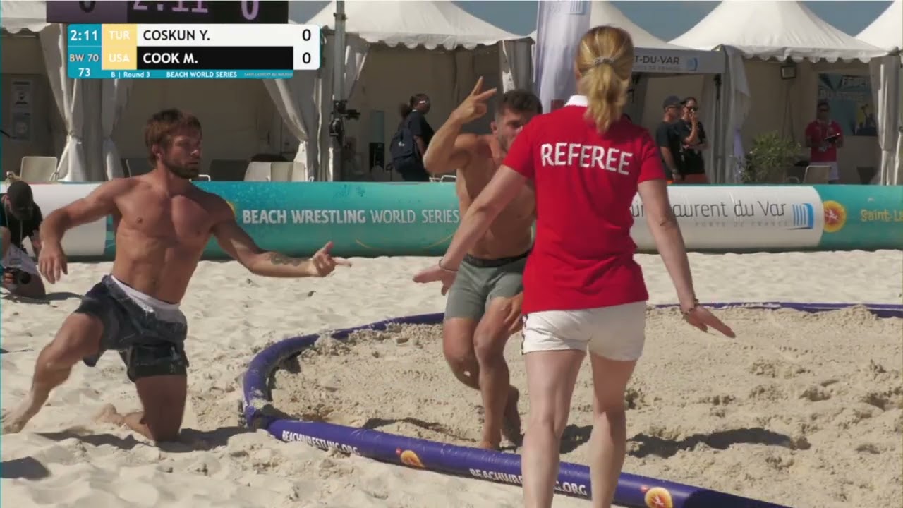 Round 3 Men's BW - 70 kg: Y. COSKUN (TUR) v. M. COOK (USA)