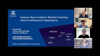 Kate Smith-Miles - Instance Space Analysis: Machine Learning ABOUT Combinatorial Optimisation
