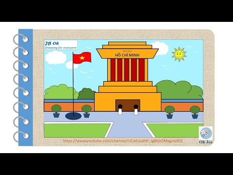 Vẽ Lăng Bác Hồ   Drawing Ho Chi Minh Mausoleum