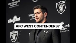 Can Raiders Win AFC West With Jimmy G? Still Drafting A QB?