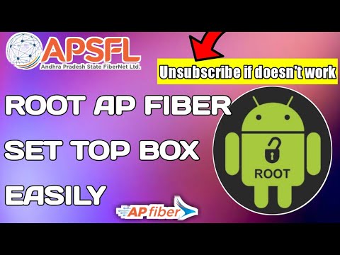 How to root Apsfl or Ap fibre easily?