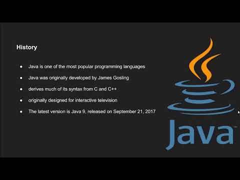 Java Tutorial 01   Overview of History and Why Java is Developed
