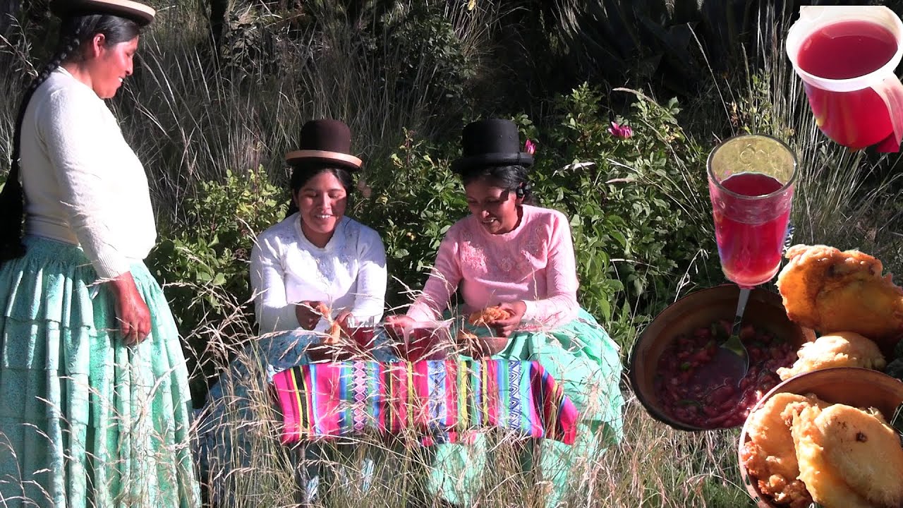 PAPA REBOZADA Y SU REFRESCO DE MAIZ - AL ESTILO DE LA CHOLITA MAMAILA