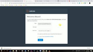 Instruction to Open Canvas