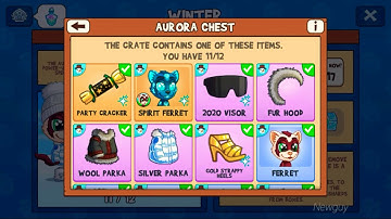 All Aurora Chest collected! | Fun Run 3 Gameplay