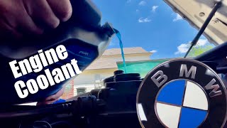 BMW Engine Coolant - Level Check & Refill!