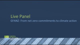 GFANZ: From net zero commitments to climate action