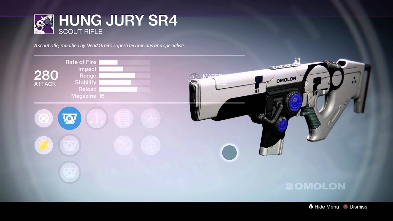 Destiny : Best PvE Weapon - Hung Jury