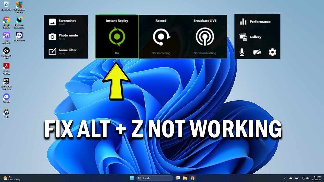 How To Fix Geforce Experience Alt + Z Overlay Not Working - Easy Fix ...