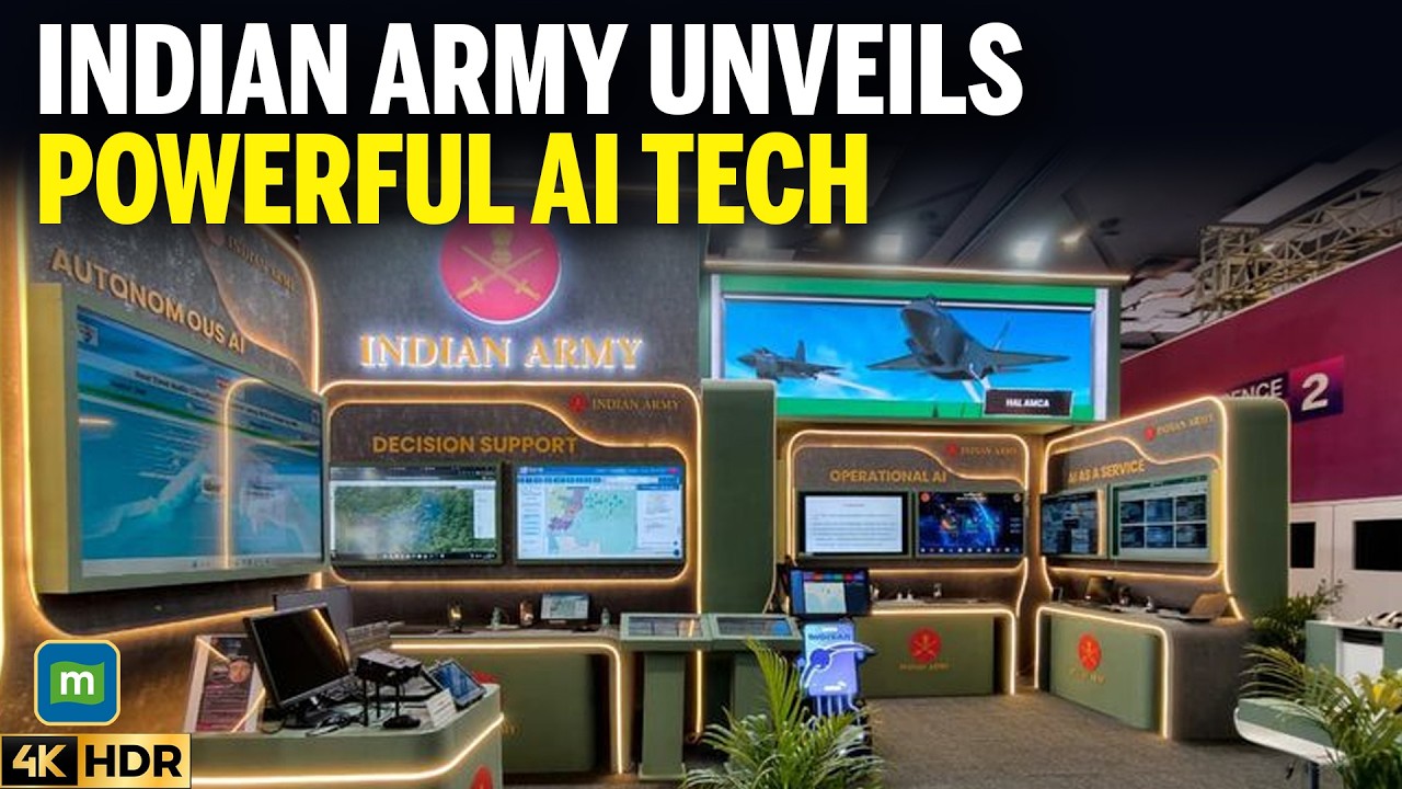 AI Summit: Indian Army Showcases Dual-Use AI for Military & Civilian Use
