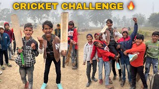 Cricket Match Challenge 😍 Zeeshan vs Krishna 🔥 Kon Jeetega Match ⁉️