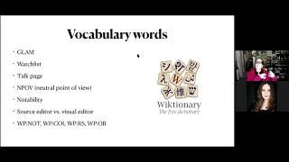 Basics of Wikipedia Editing by Jessamyn West Profile