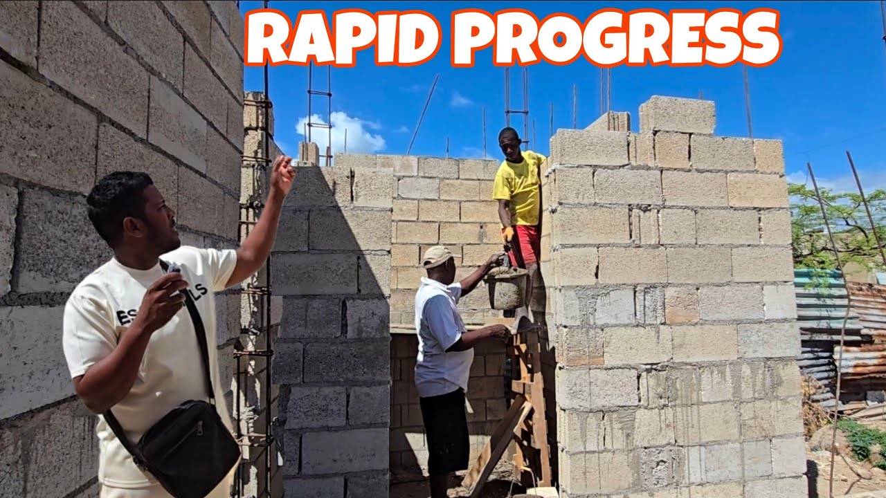 This Y0UTUBER Building back Jamaica!!! #positivity #hope  #jamaica #construction #building 