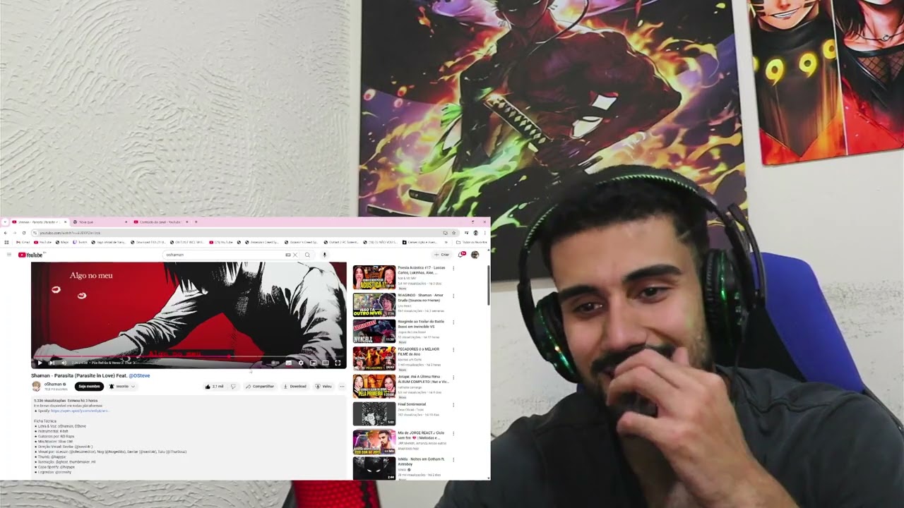 JORGE REACT @Shaman_  - Parasita (Parasite in Love) Feat. @OSteve