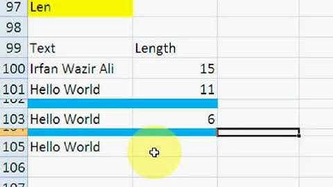 Excel Formulas Urdu Tutorials   Part 5   by Irfan Wazir Ali