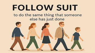 Follow Suit | Meaning | Idiom | Definition | Pronunciation | Story | Origin | History | Examples