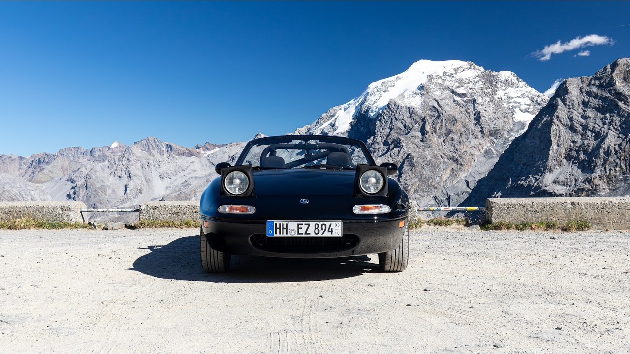 Stelvio Pass/Stilfser Joch in a Mazda MX5 NA | Up the eastern ramp