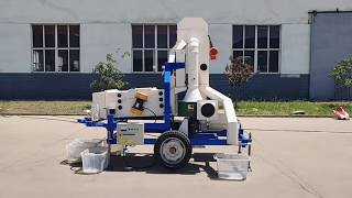 5XZC-3B seed cleaning machine sesame working video