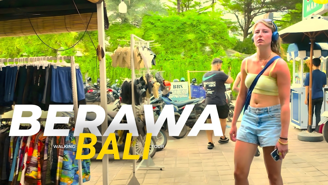 CANGGU • From Street Scenes to Sea Breezes: Berawa Beach Walking Tour • INDONESIA 🇮🇩