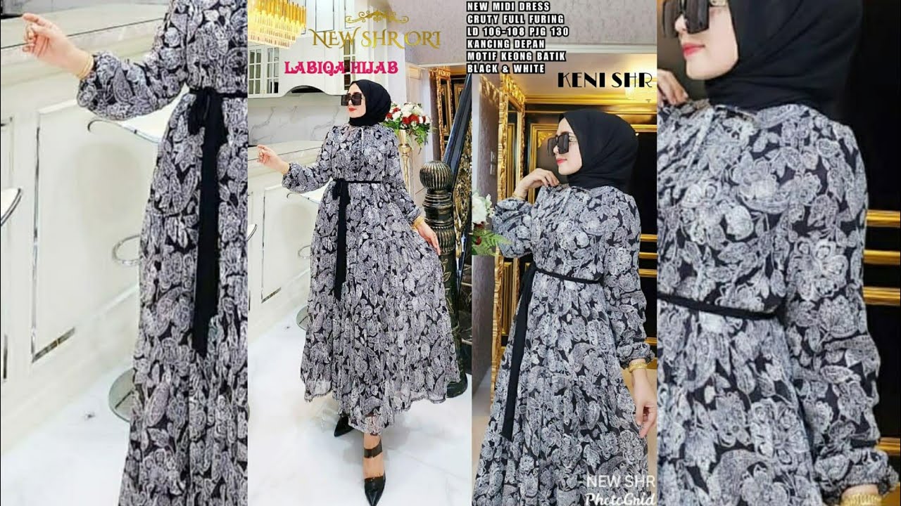 i53 GAMIS SUPER CANTIK tapi MURAH, Model Tunik Terbaru 2025 2026, Model Gamis Terbaru 2025 2026