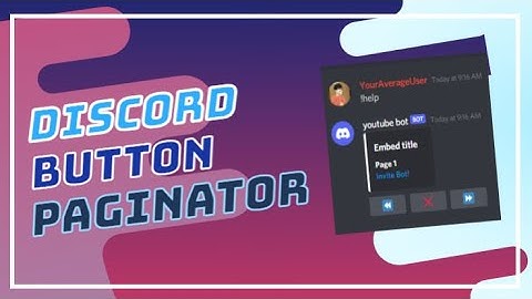 Button Paginator Discord.js - #1