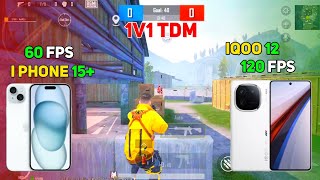 𝗶𝗣𝗵𝗼𝗻𝗲 𝟭𝟱 𝘃𝘀 𝗶𝗤𝗢𝗢 𝟭𝟮 𝗕𝗴𝗺𝗶 𝗧𝗲𝘀𝘁 𝟭𝟮𝟬𝗙𝗣𝗦 𝘃𝘀 𝟲𝟬𝗙𝗣𝗦 𝟭𝘃𝟭 𝗖𝗵𝗮𝗹𝗹𝗲𝗻𝗴𝗲 𝗕𝗴𝗺𝗶 𝟭𝘃𝟭 𝗧𝗗𝗠 𝗠𝗮𝘁𝗰𝗵